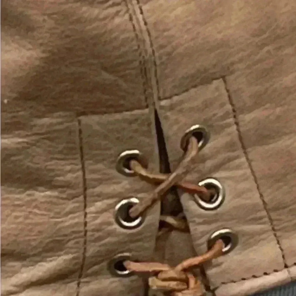 Hudson leather riding jacket vintage 80s-90’s style tan - Picture 5 of 7